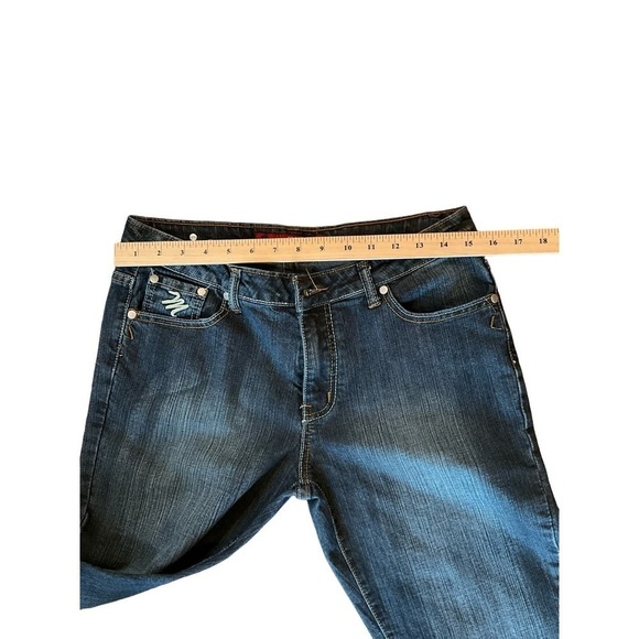 P & P Jeans Women's Size 11/12 Black Denim Bootcut Leg Mid Rise Cotton Stretch - Picture 6 of 8